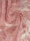 1 Yard Light Pink Corded Sequin Lace Mesh Fabric with Double Scalloped Edge 54” Wide